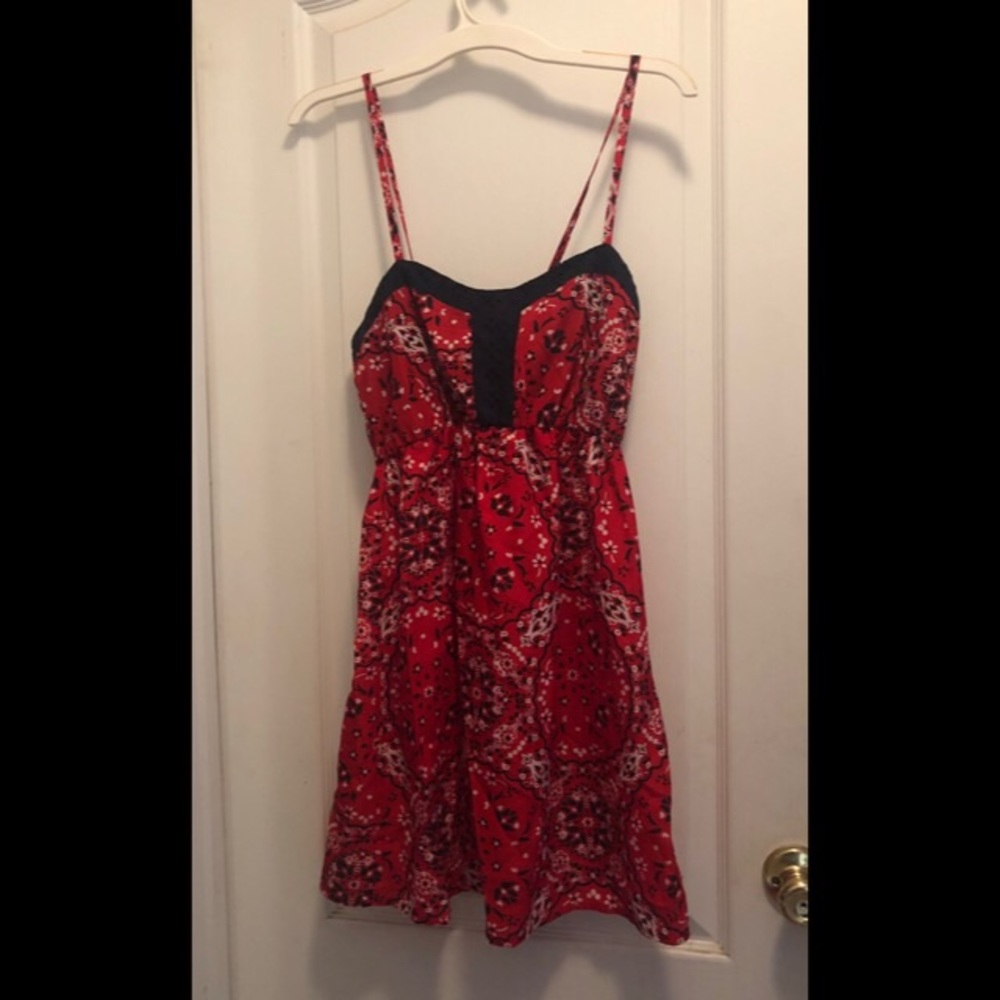 Red bandana dress 🇺🇸
